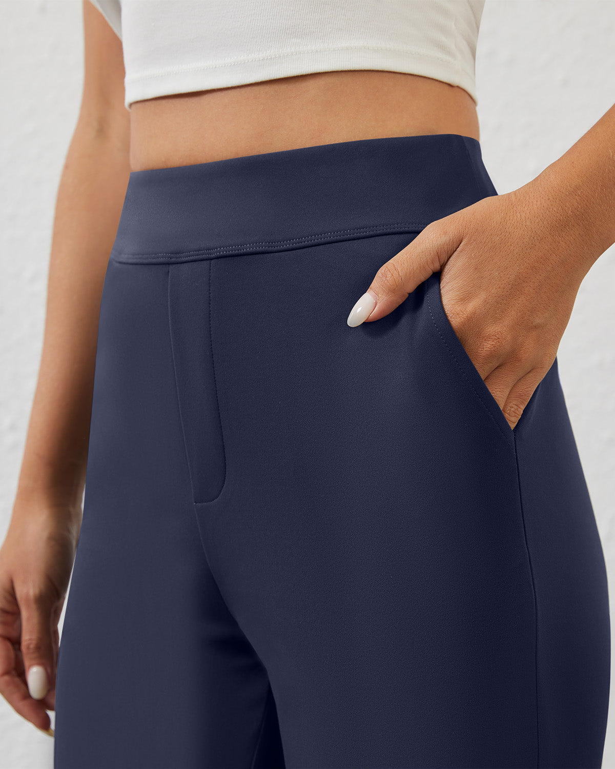 Stretchy Ankle Dress Pants