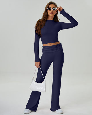 Modal Foldover Flare Lounge Set