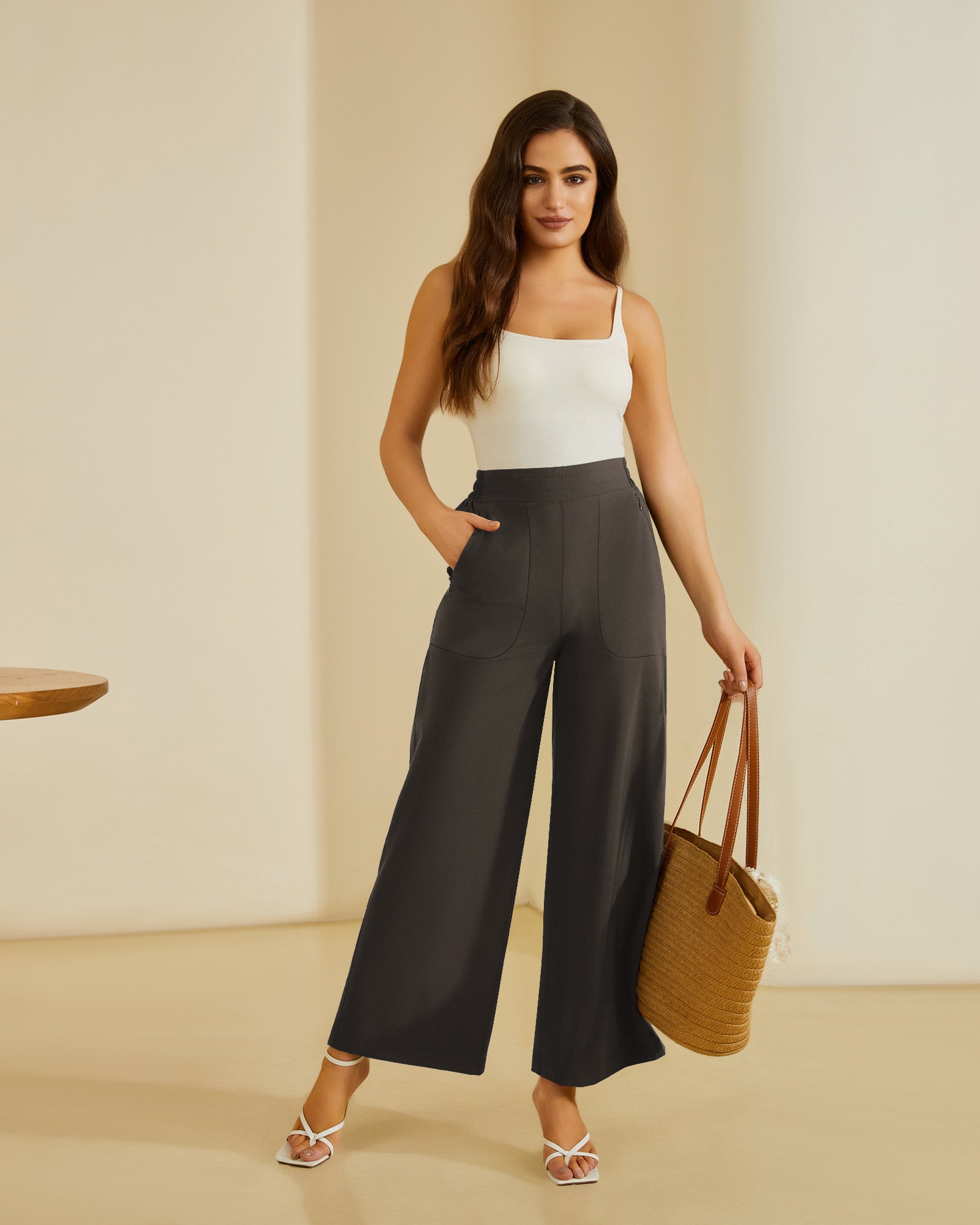 Frame Wide Leg Trouser