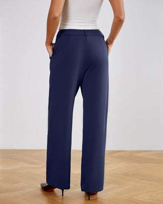 Stretchy High-Rise Office Trousers