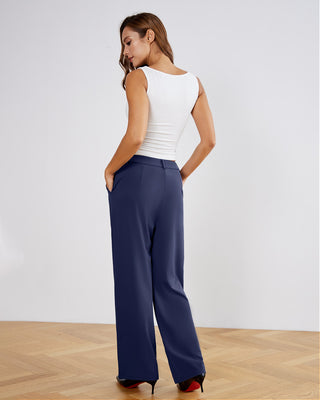 Stretchy High-Rise Office Trousers