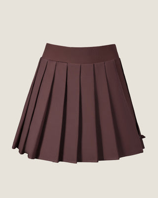 Side Buckle Pleated Skort