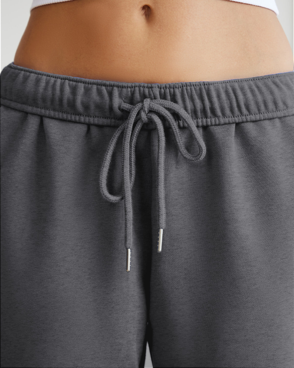 Drawstring Wide Leg Sweatpants