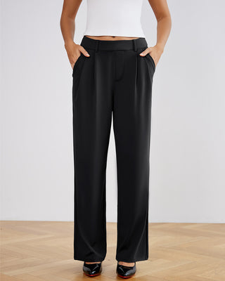 Stretchy High-Rise Office Trousers