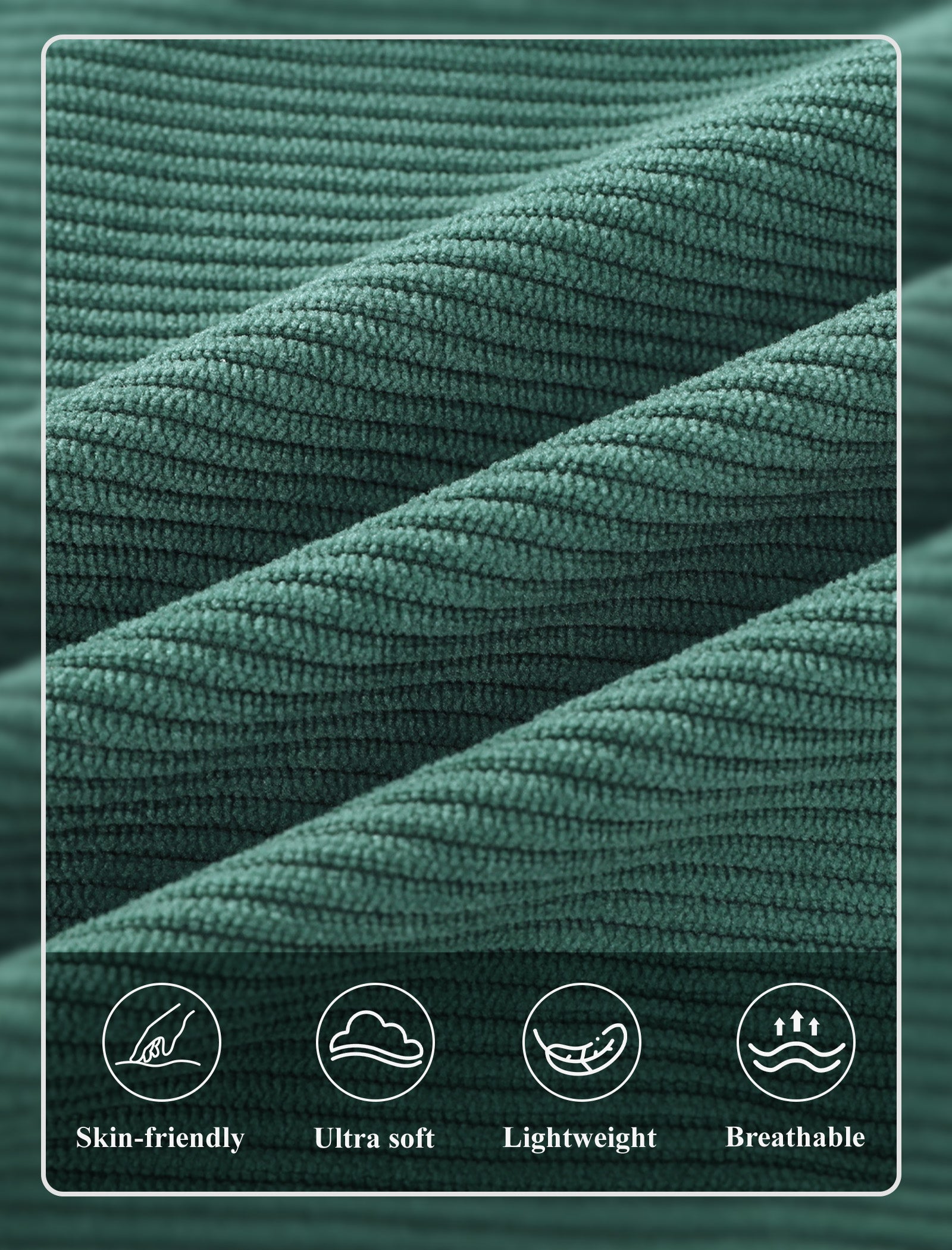 Retro Ribbed Button-Down Top