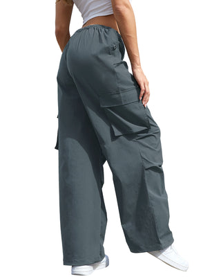 Street Line Parachute Cargo Pants