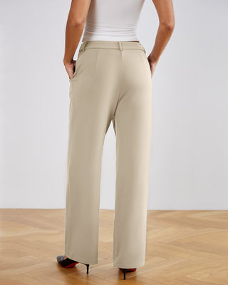Stretchy High-Rise Office Trousers