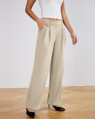 Stretchy High-Rise Office Trousers