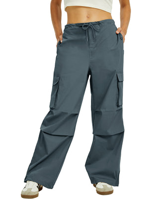 Street Line Parachute Cargo Pants
