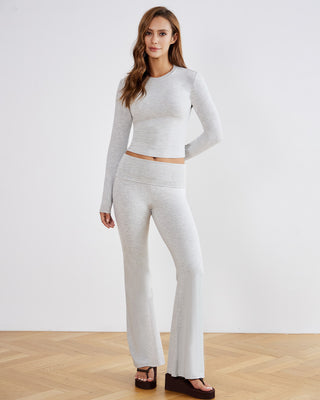 Modal Foldover Flare Lounge Set