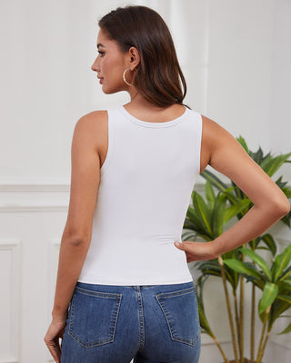 Shape Ribbed Stretch Tank