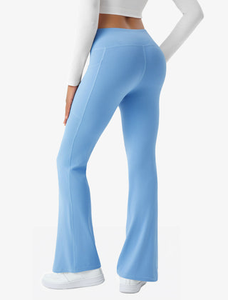 Crossover Flare Pocket Leggings