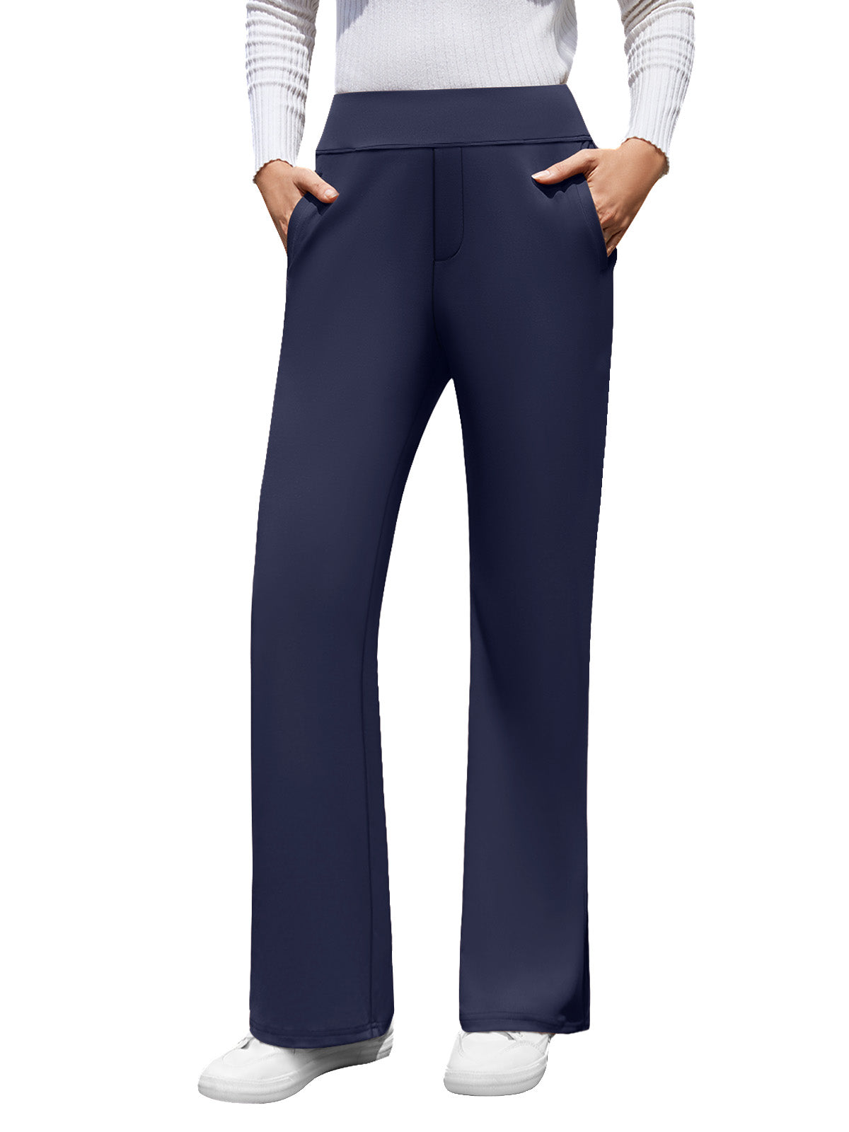 Bootcut Pull On Work Pants