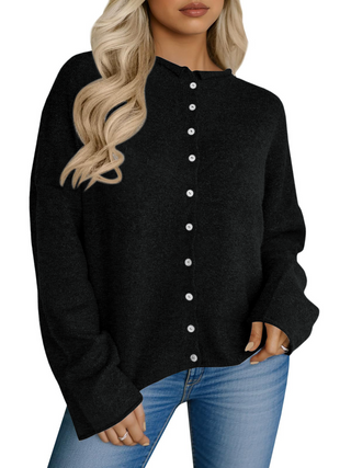 Cozy Knit Button Cardigan