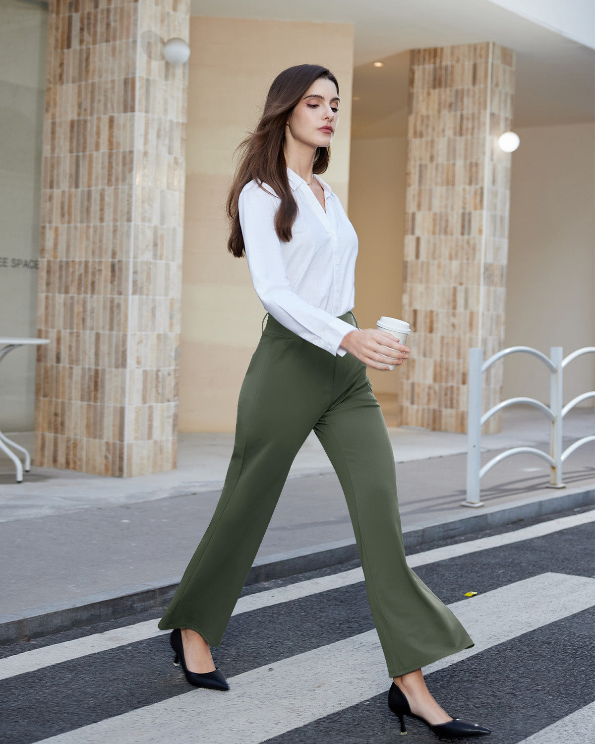 Fireswan Drape Wide Leg Trousers