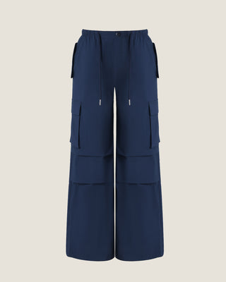 Street Line Parachute Cargo Pants
