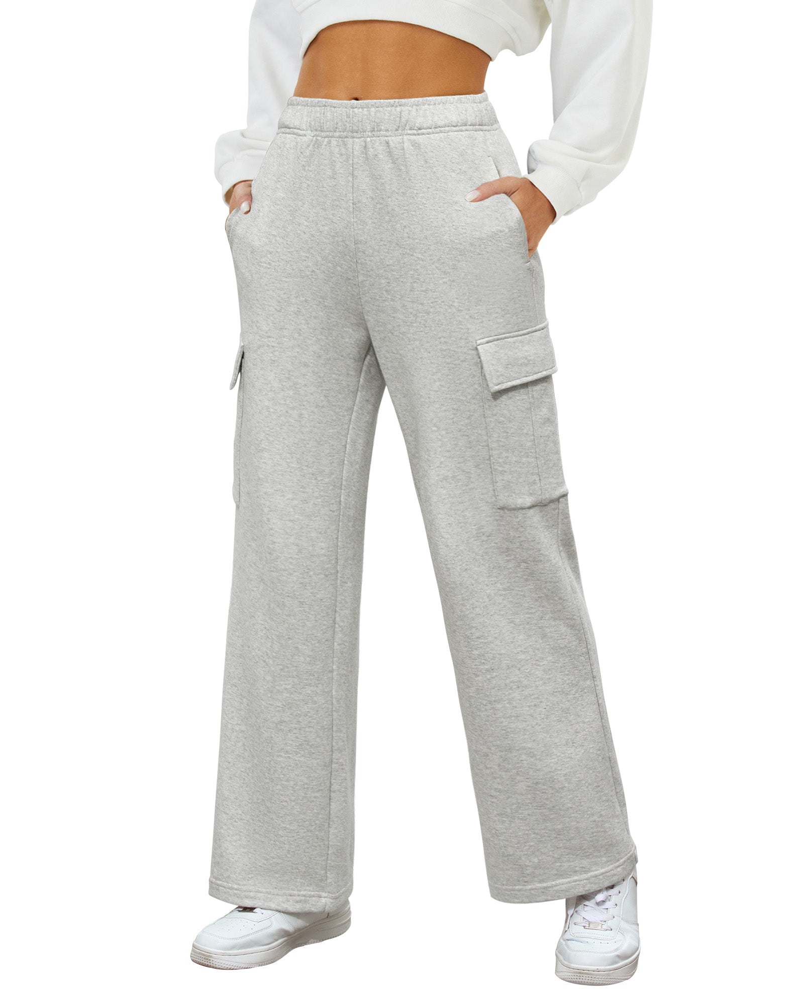 Urban Straight Leg Cargo Sweatpants