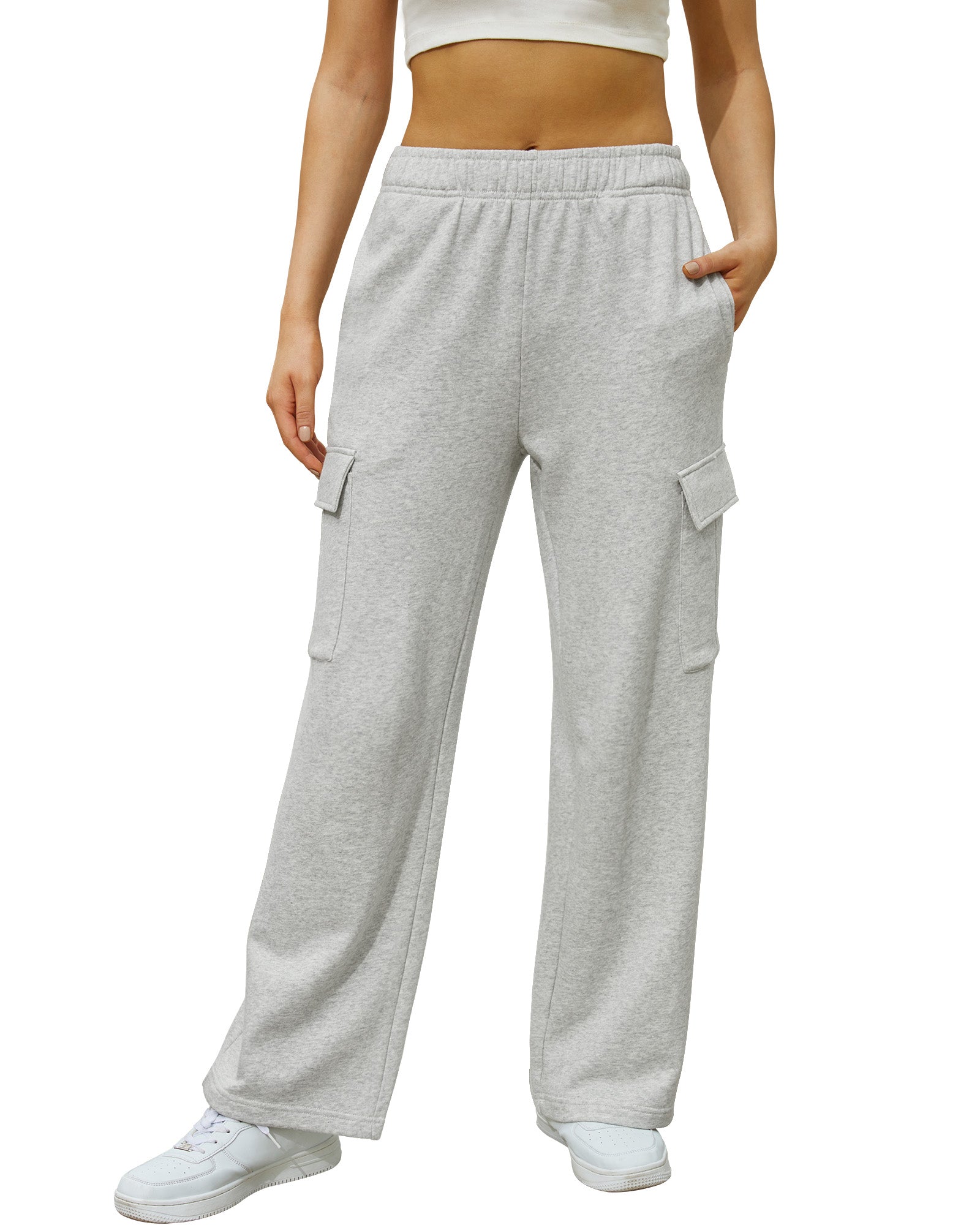 Urban Straight Leg Cargo Sweatpants