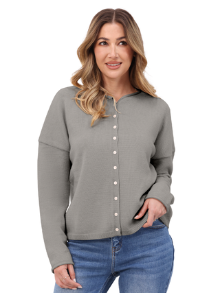 Cozy Knit Button Cardigan