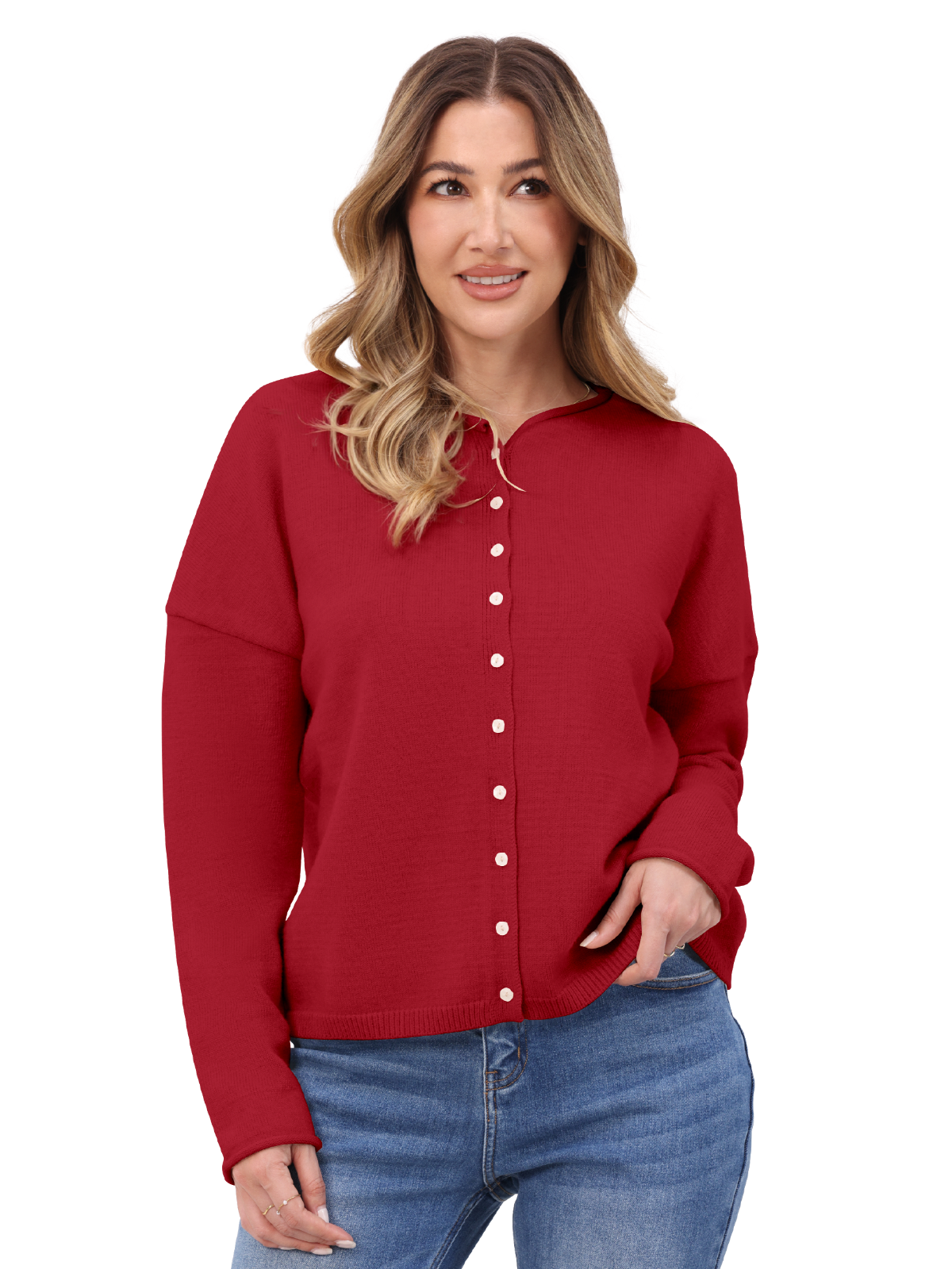 Cozy Knit Button Cardigan