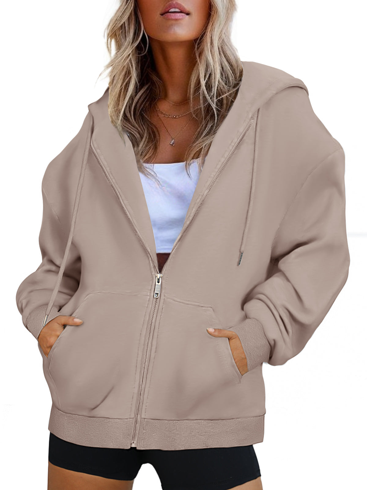 Fireswan Oversized Zip Up Hoodie