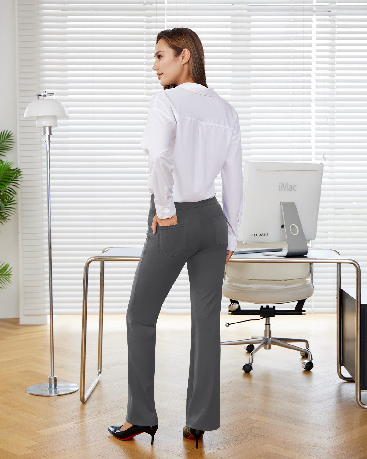 Precision Stretch Bootcut Work Trouser