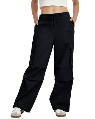 Street Line Parachute Cargo Pants