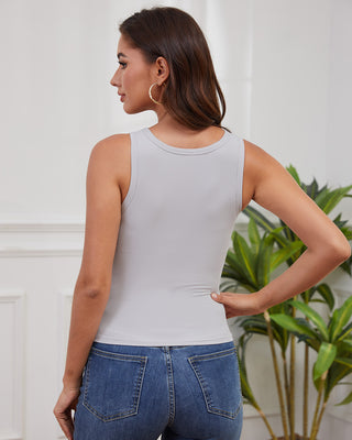 Shape Ribbed Stretch Tank