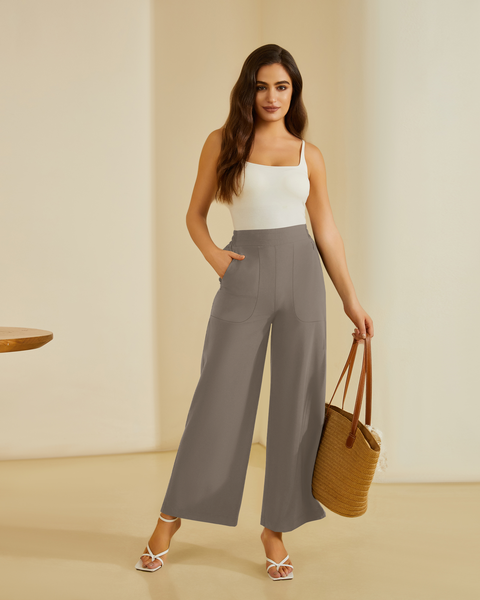 Frame Wide Leg Trouser