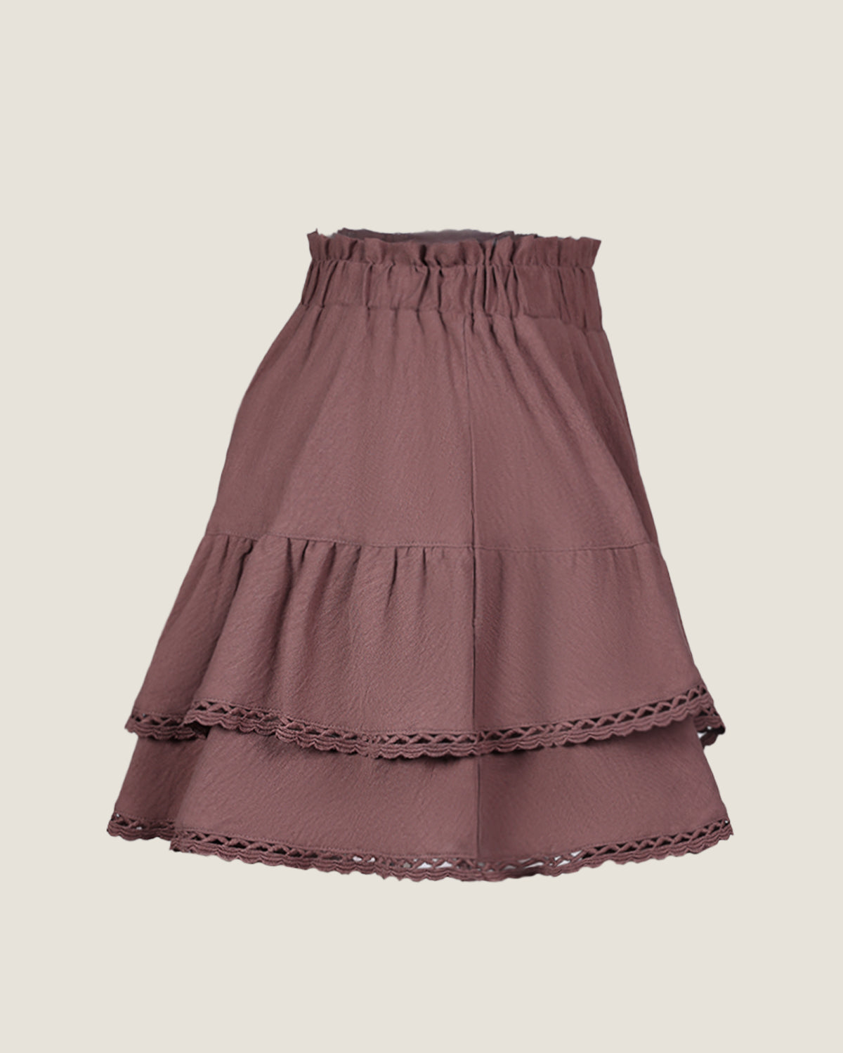 Lace Cascade Mini Skirt