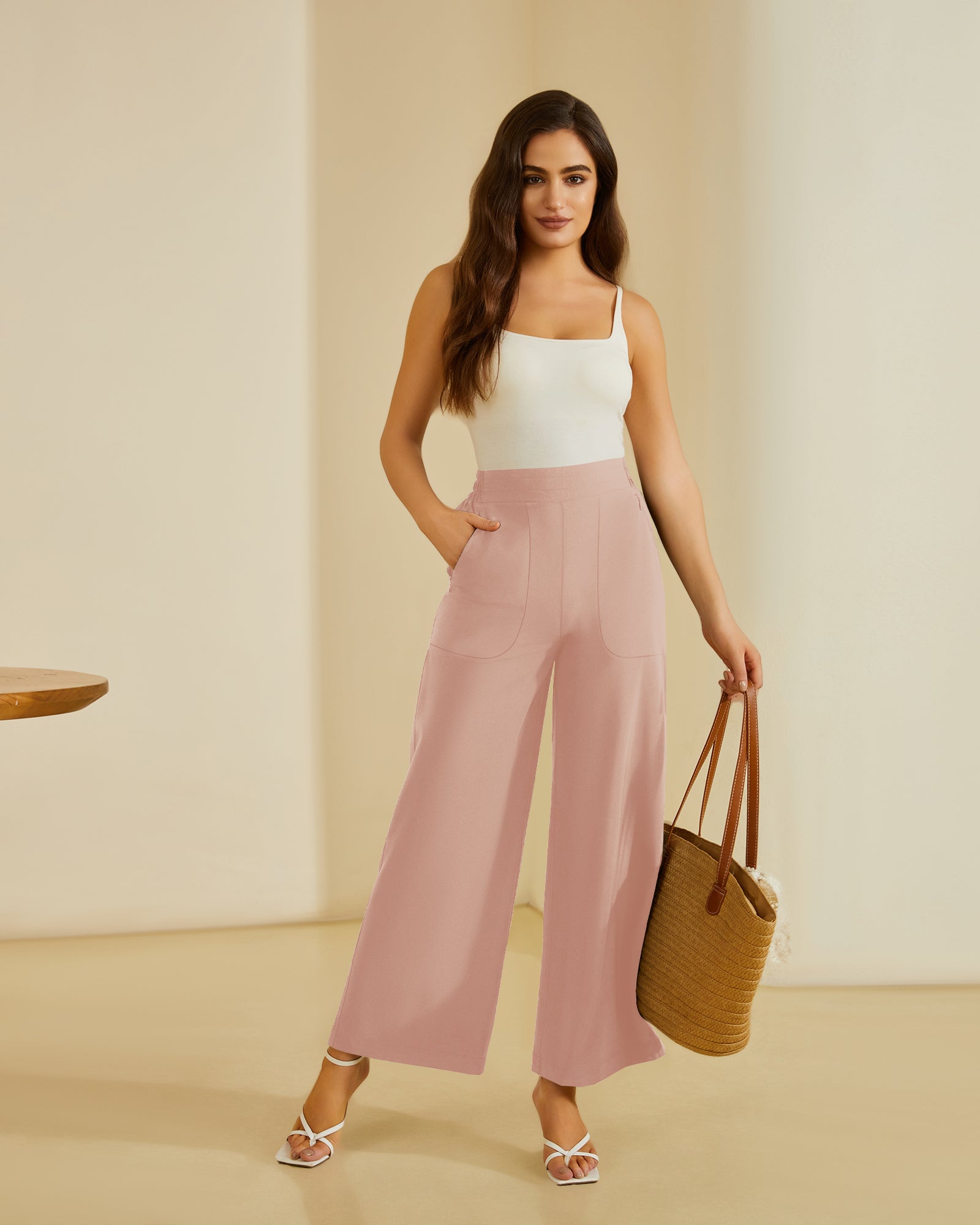 Frame Wide Leg Trouser