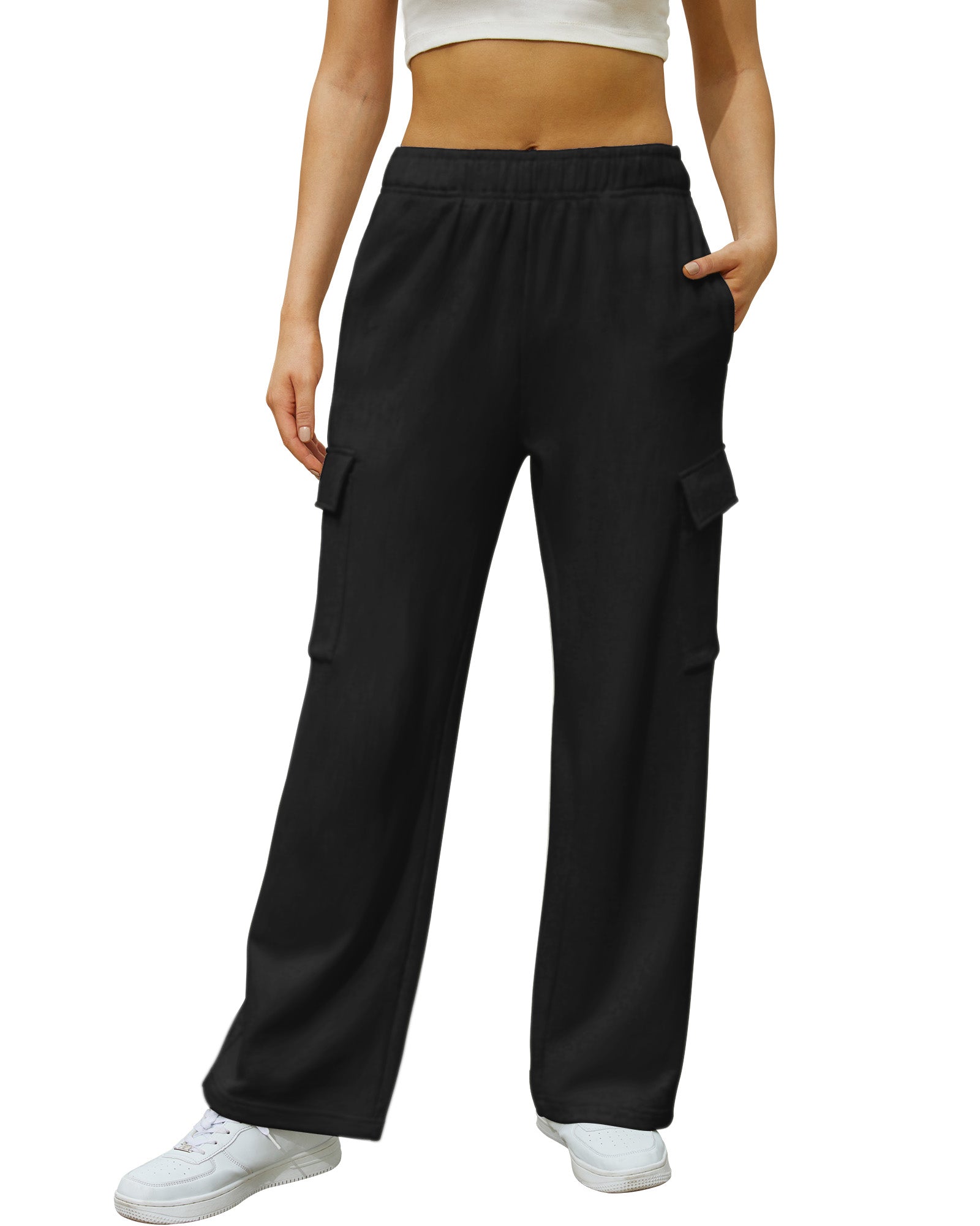 Urban Straight Leg Cargo Sweatpants