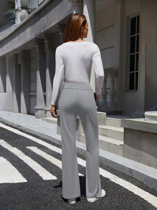 Bootcut Pull On Work Pants