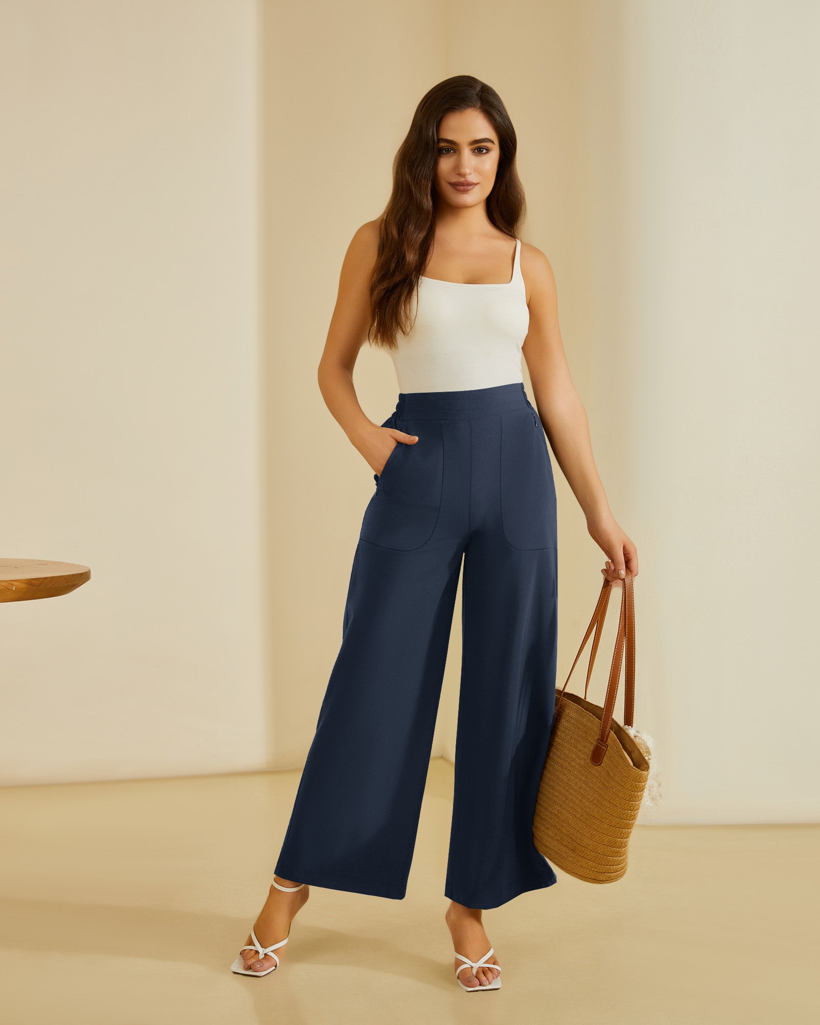 Frame Wide Leg Trouser