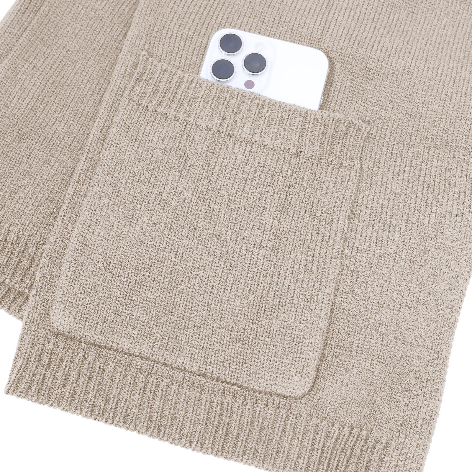 Cozy Open Front Knit Cardigan