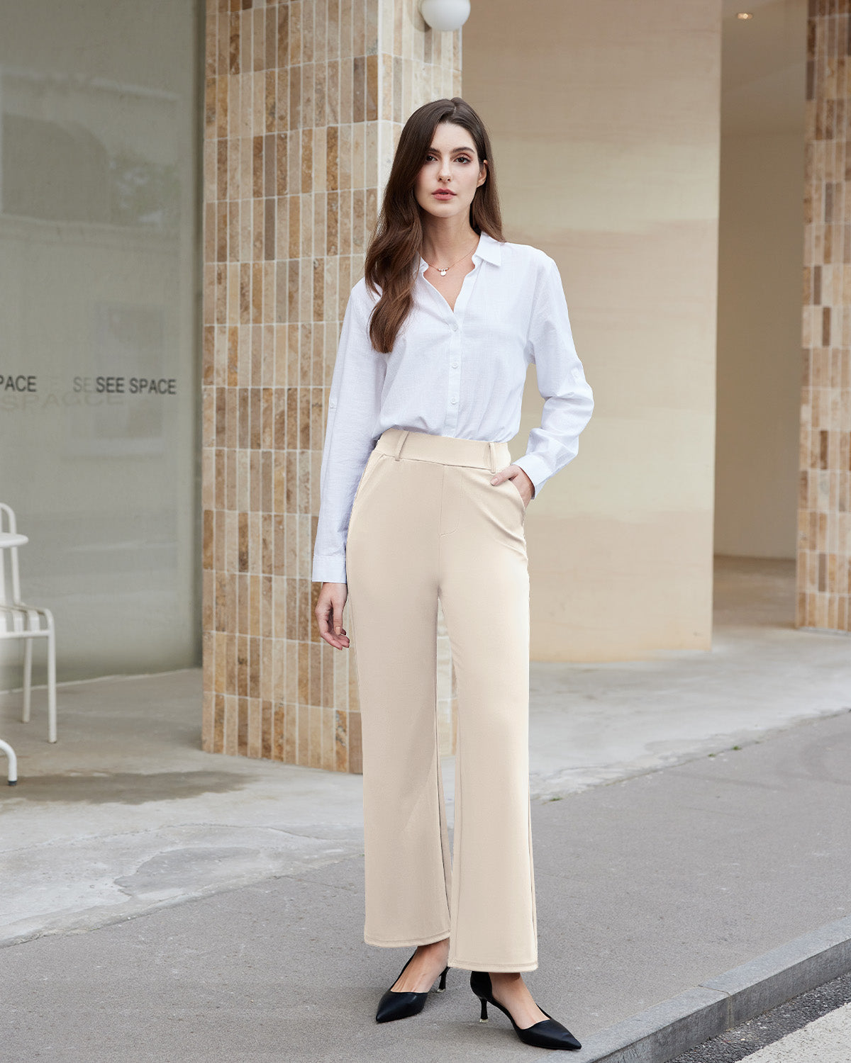 Fireswan Drape Wide Leg Trousers