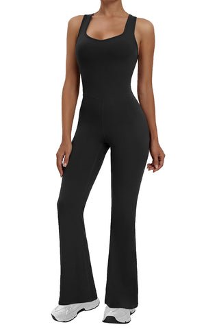 Sculpt Stretch Flare Jumpsuit