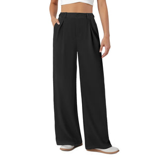 Soft Stretch Wide Leg Work Pants