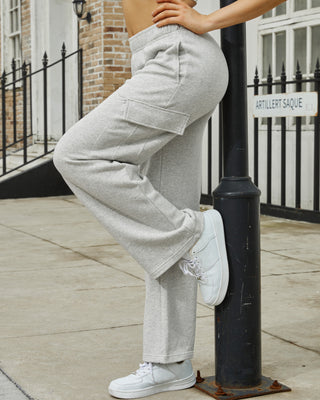 Urban Straight Leg Cargo Sweatpants