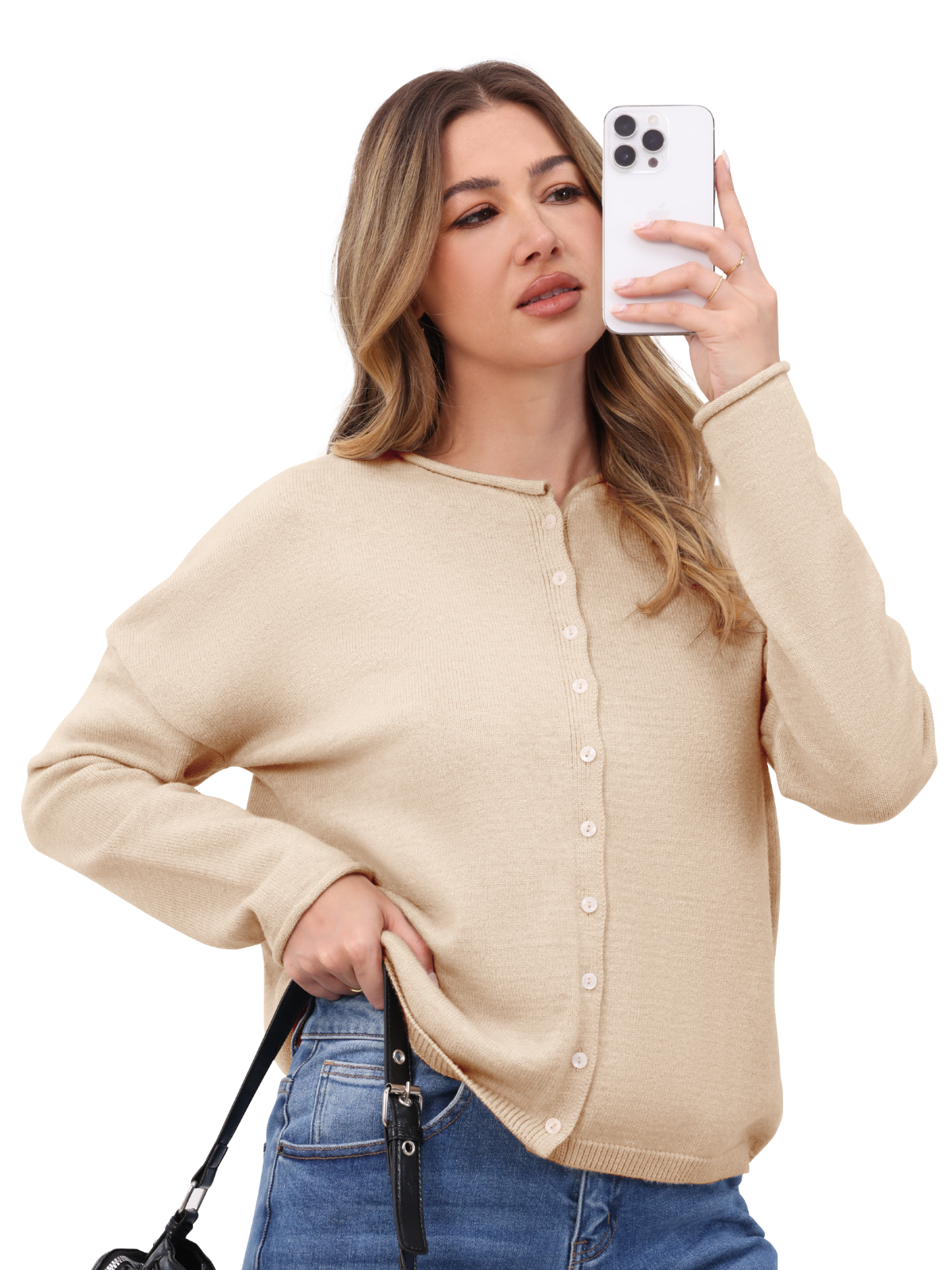 Cozy Knit Button Cardigan