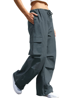 Street Line Parachute Cargo Pants