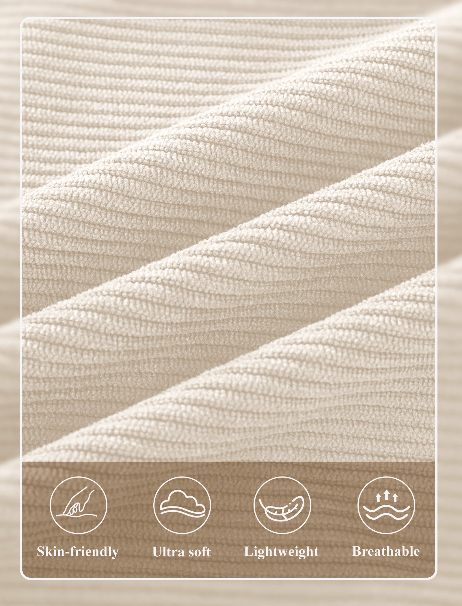 Retro Ribbed Button-Down Top