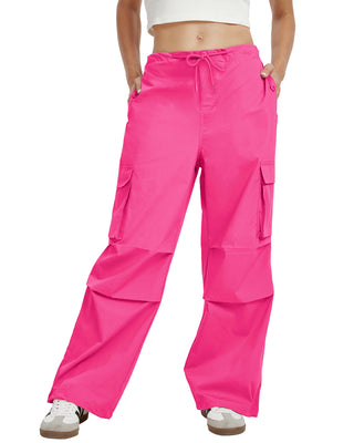 Street Line Parachute Cargo Pants