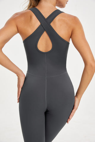 Sculpt Stretch Flare Jumpsuit
