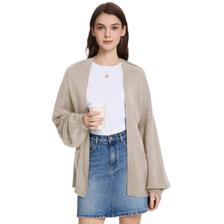 Cozy Open Front Knit Cardigan