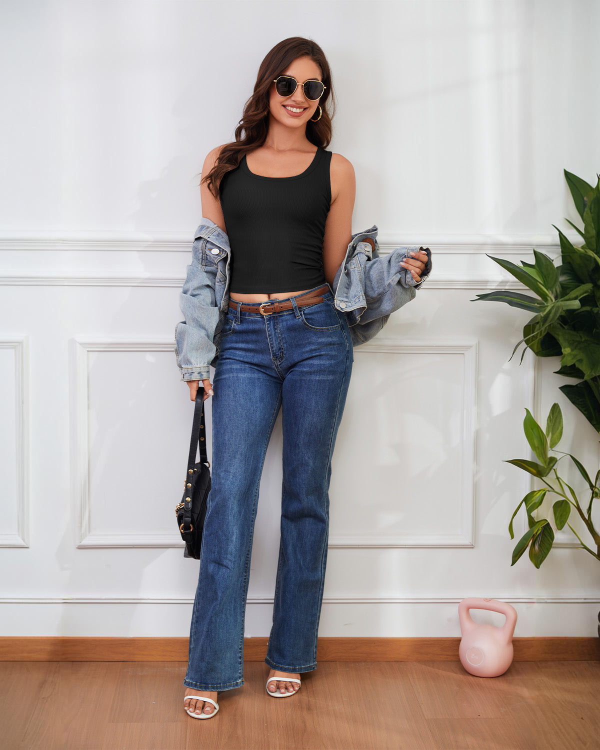 Shape Ribbed Stretch Tank