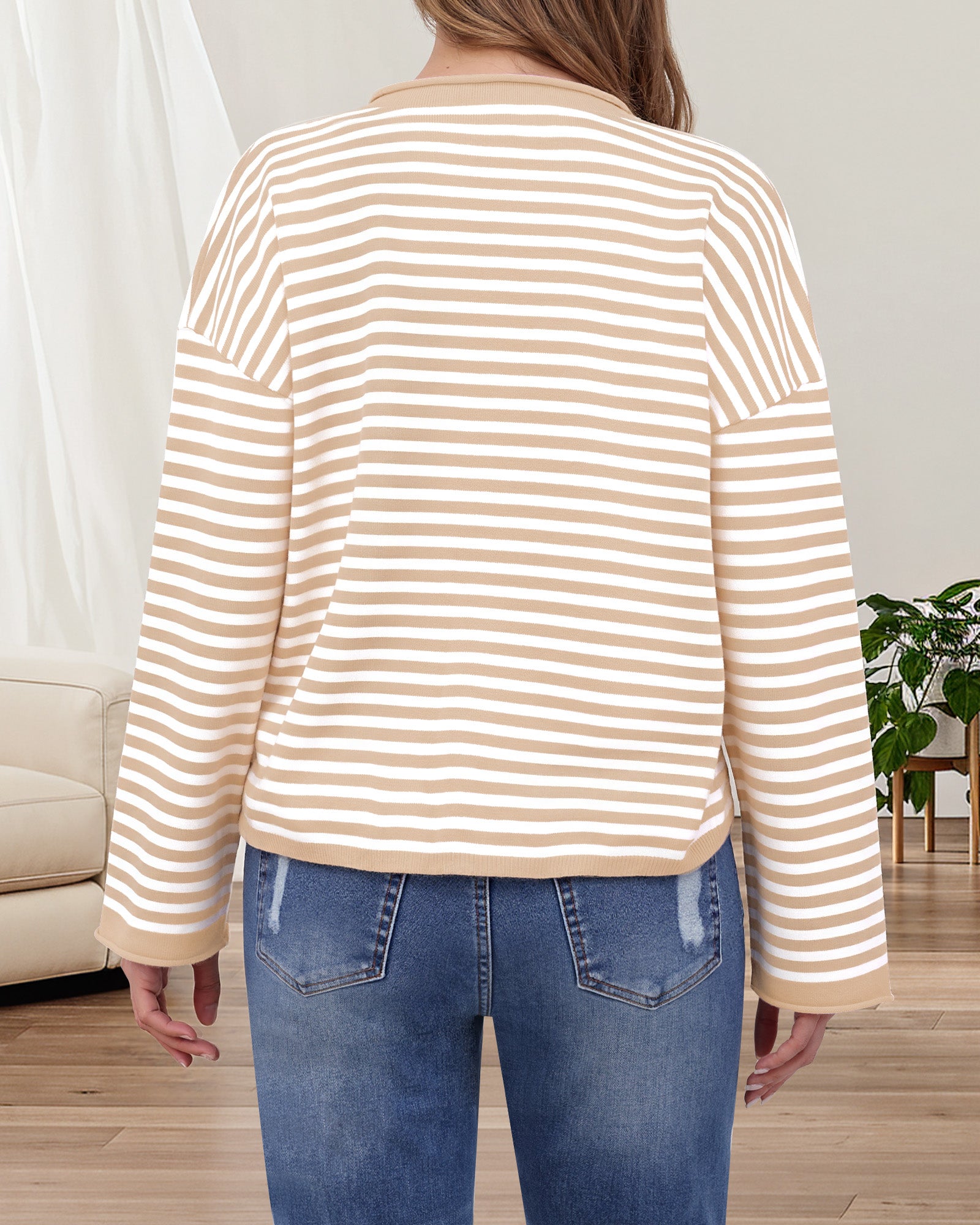 Coastal Stripe Knit Cardigan