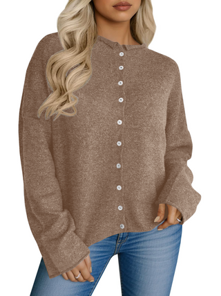 Cozy Knit Button Cardigan
