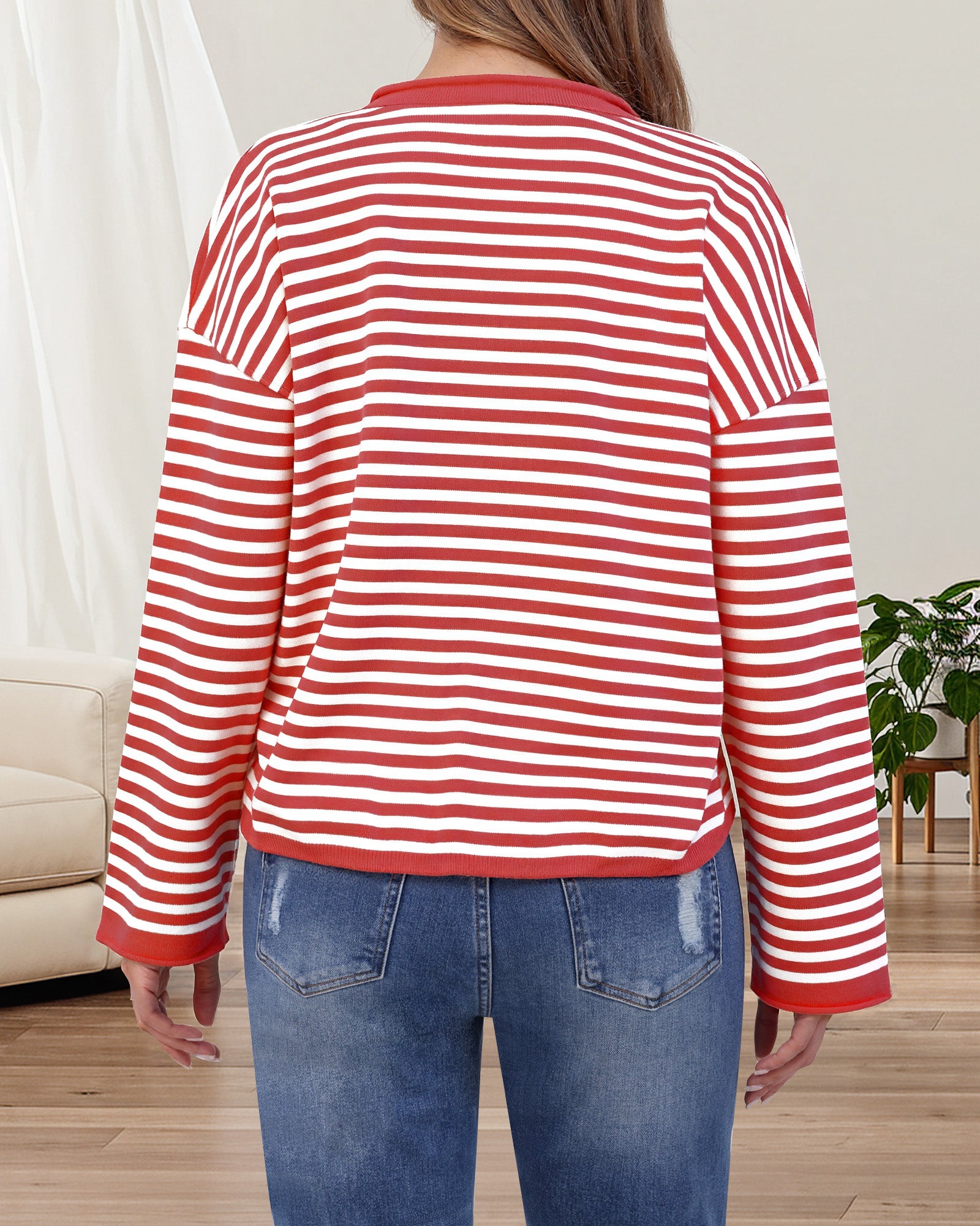 Coastal Stripe Knit Cardigan