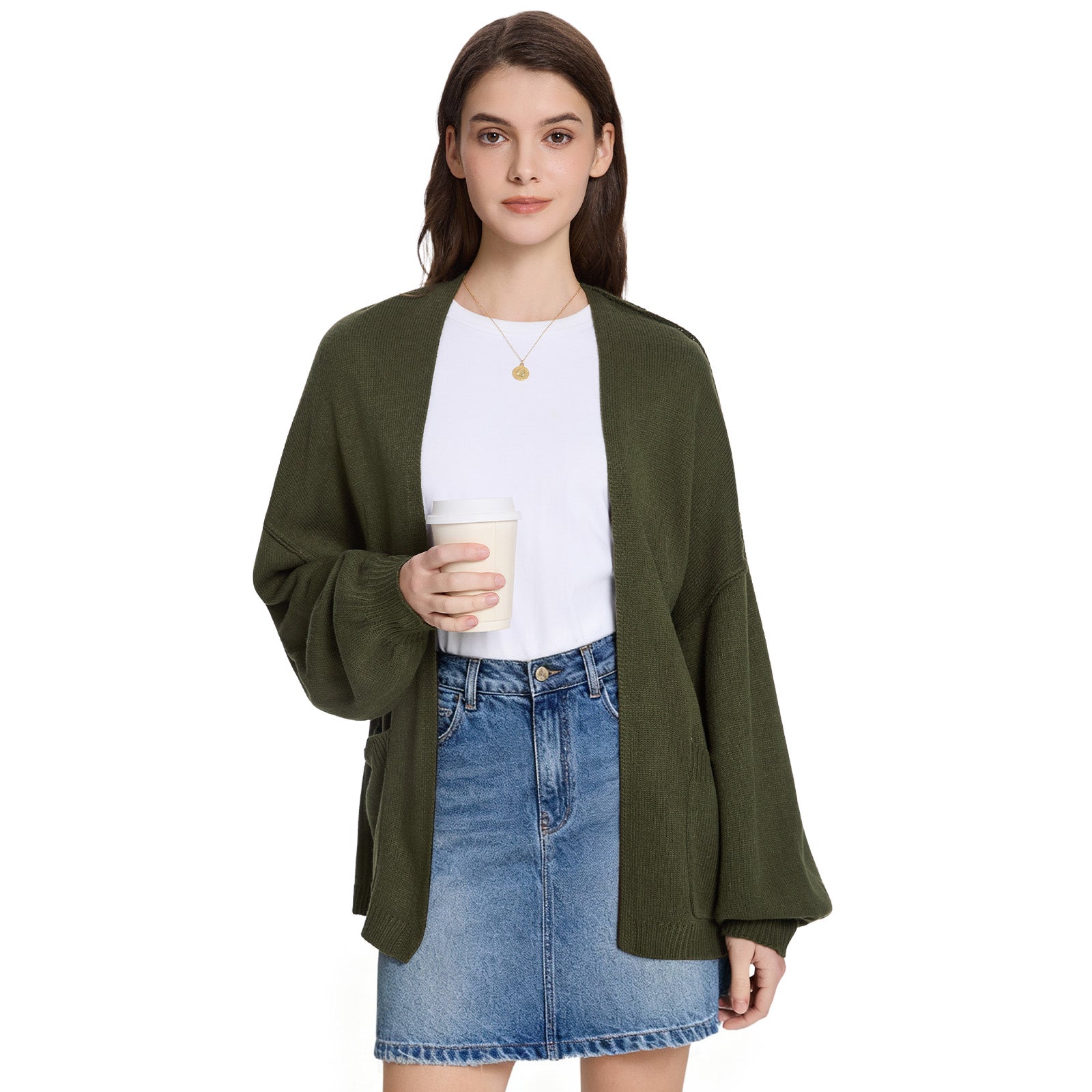 Cozy Open Front Knit Cardigan